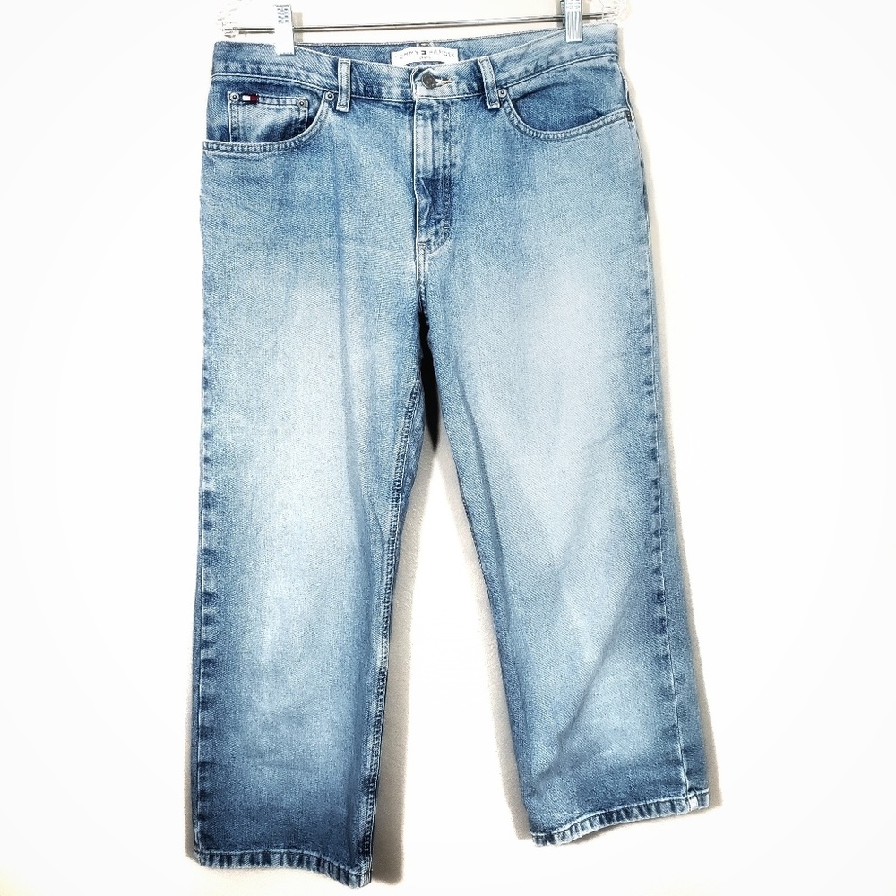 Vintage Tommy Hilfiger Cropped Boyfriend Jeans 12
